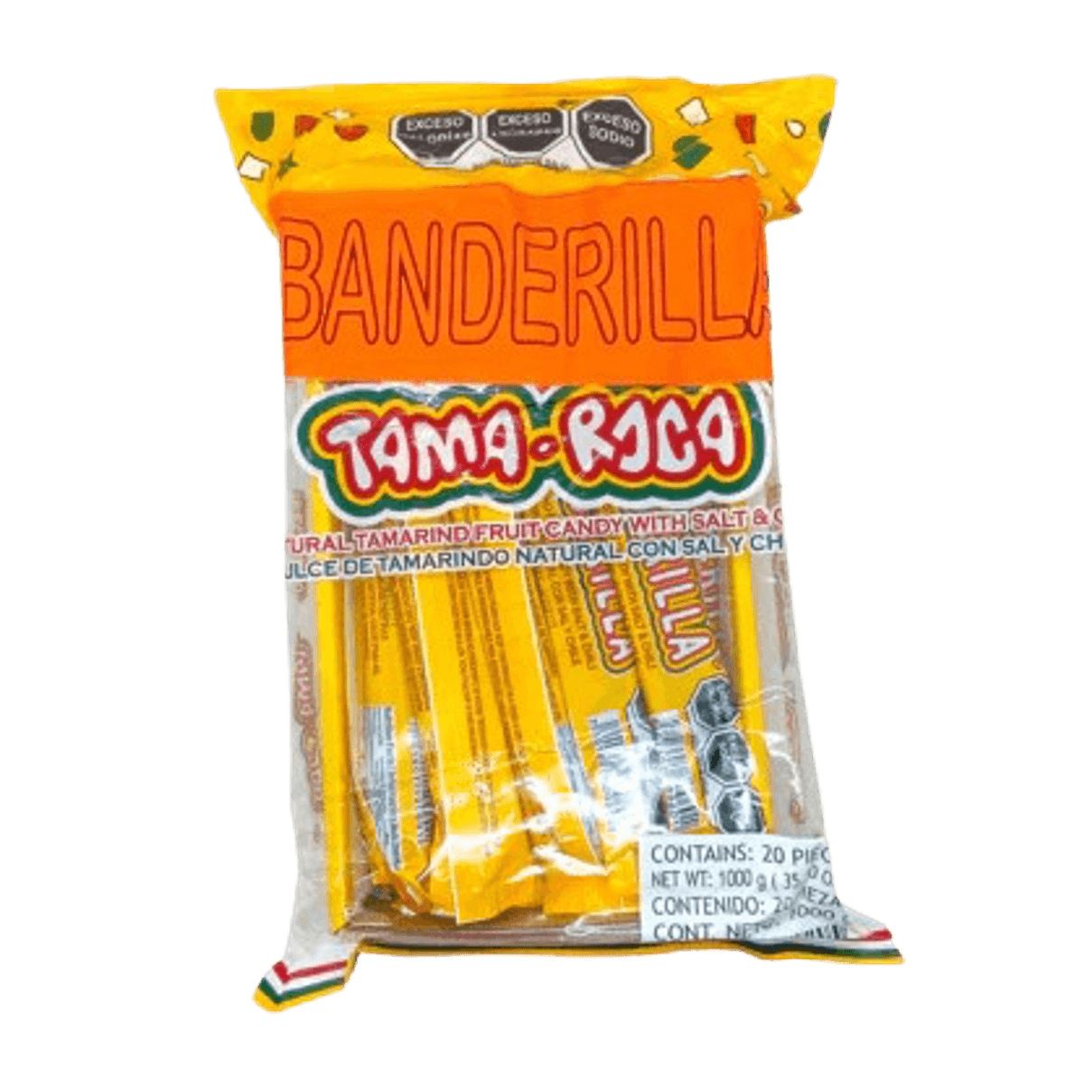 Banderilla Tamarind med Salt & Chili 600g / Tama-Roca