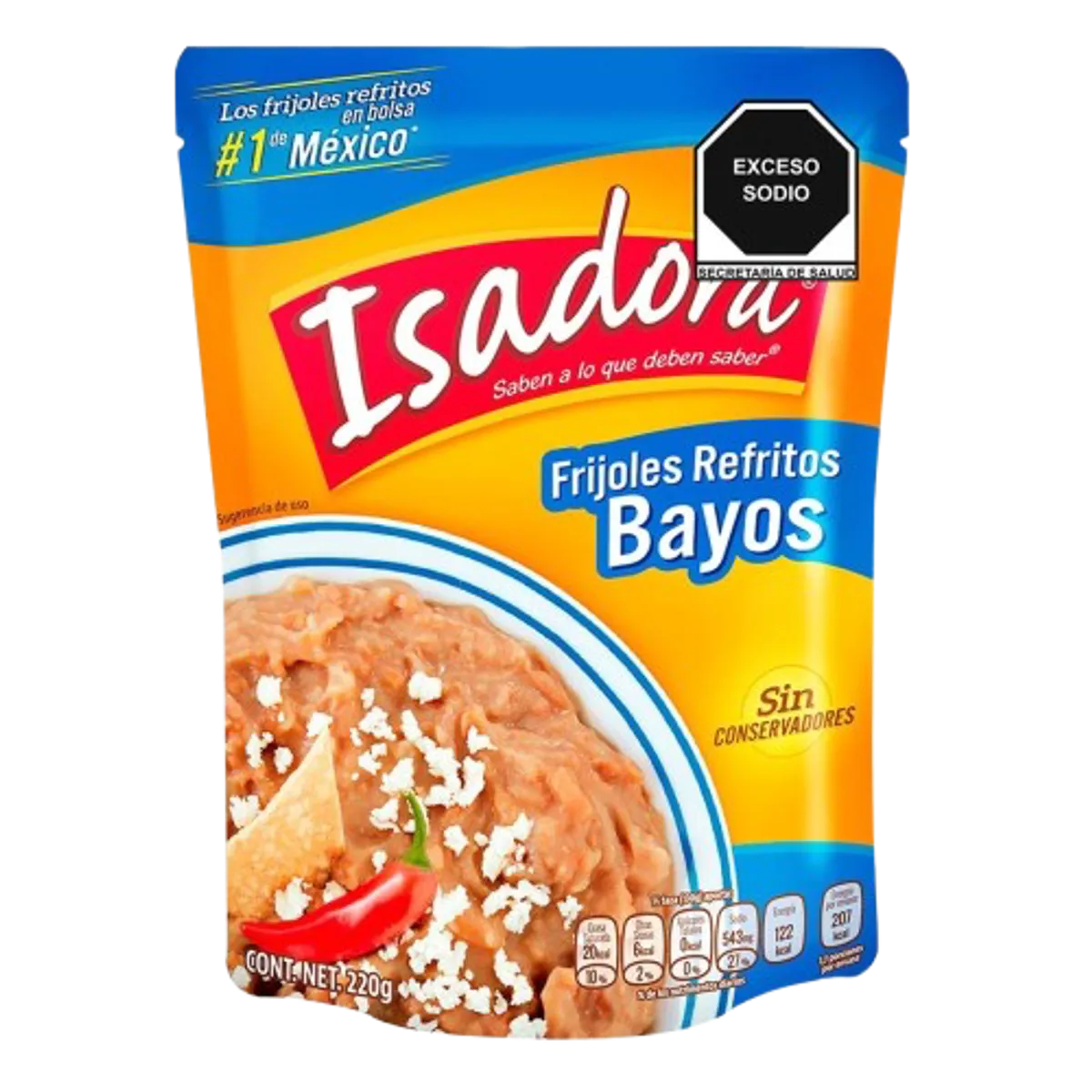 Frijoles Refritos Bayos 430g / Isadora